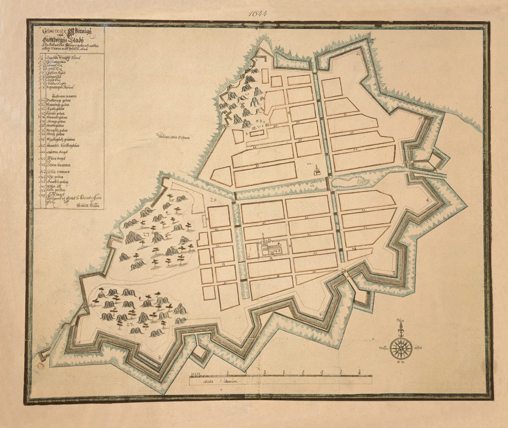 karta göteborg 1600 talet Konsten Att Bygga En Befastning Arkeologerna karta göteborg 1600 talet