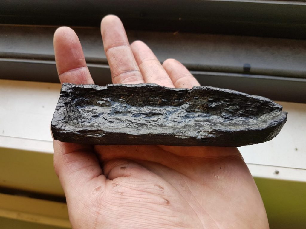 För mer än tvåhundra år sedan lekte några barn med en barkbåt i ett dike i Haga. De glömde den där, eller tappade bort den. Därför hittade arkeologerna den. 